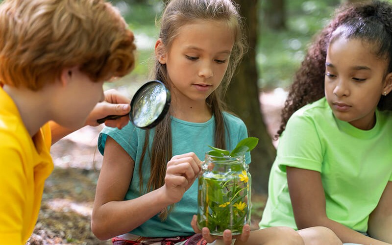 Green City Tour children-exploring